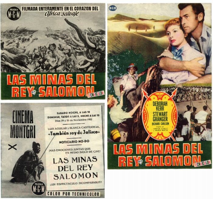 Programme - MINES DU ROI SALOMON (les) - 12x19cm