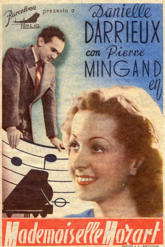 Programme - MADEMOISELLE MOZART - 13x8cm