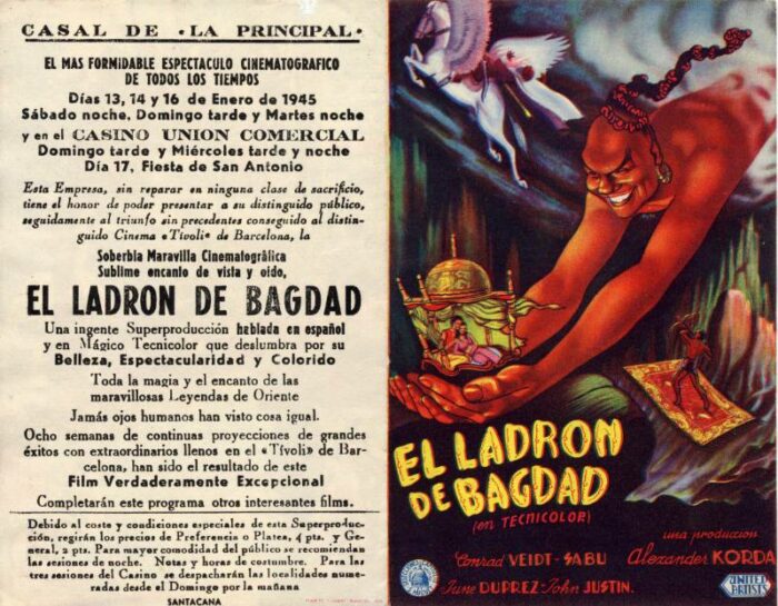 Programme - VOLEUR DE BAGDAD (le) - 13x8cm