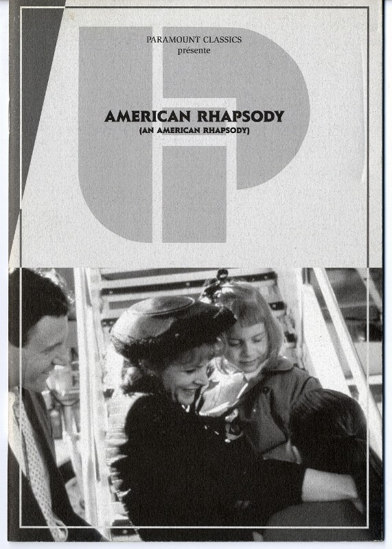 Dossier de Presse - AMERICAN RHAPSODY