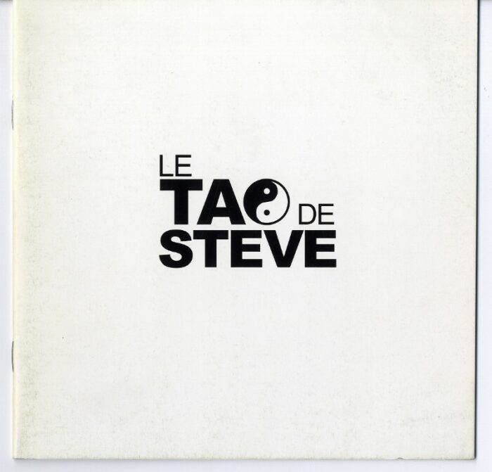 Dossier de Presse - TAO DE STEVE (le)