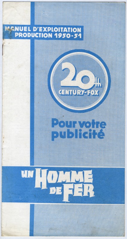Dossier de Presse - UN HOMME DE FER