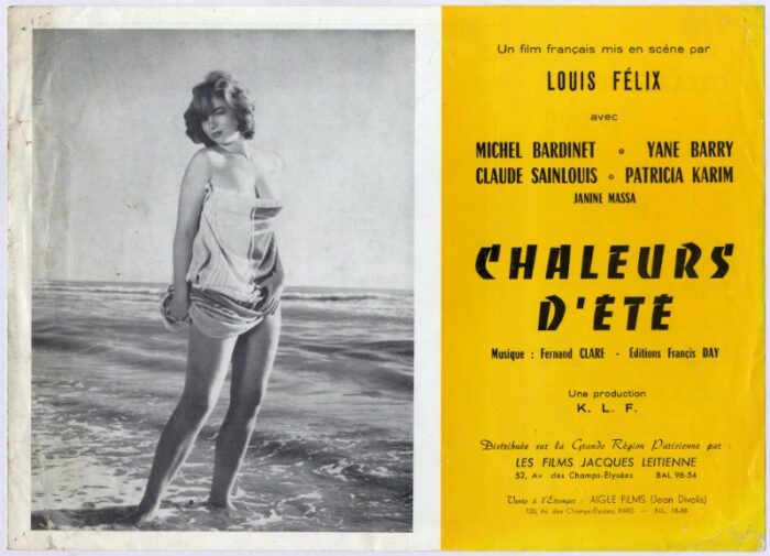 Dossier de Presse - CHALEURS D'ETE