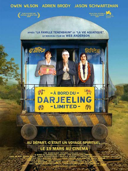 Affiche - A BORD DU DARJEELING LIMITED - 40x55cm