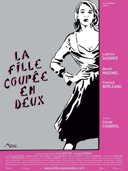 Affiche - FILLE COUPEE EN DEUX (la) - 40x55cm