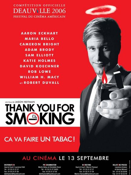 Affiche - THANK YOU FOR SMOKING - 40x55cm