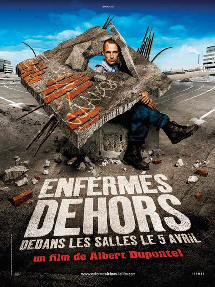 Affiche - ENFERMES DEHORS - 40x55cm
