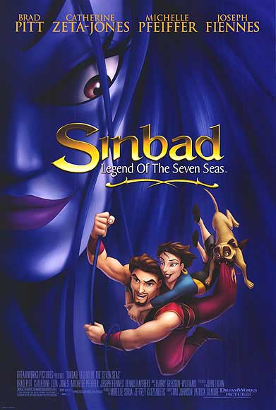 Affiche - SINBAD : LA LEGENDE DES SEPT MERS - 70x105cm