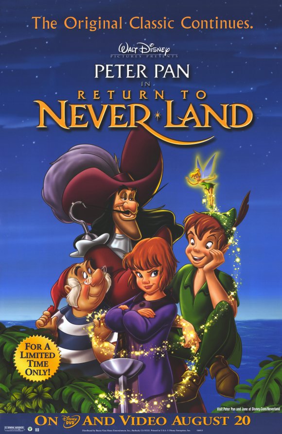 Affiche - PETER PAN 2 (RETOUR AU PAYS IMAGINAIRE) - 70x105cm