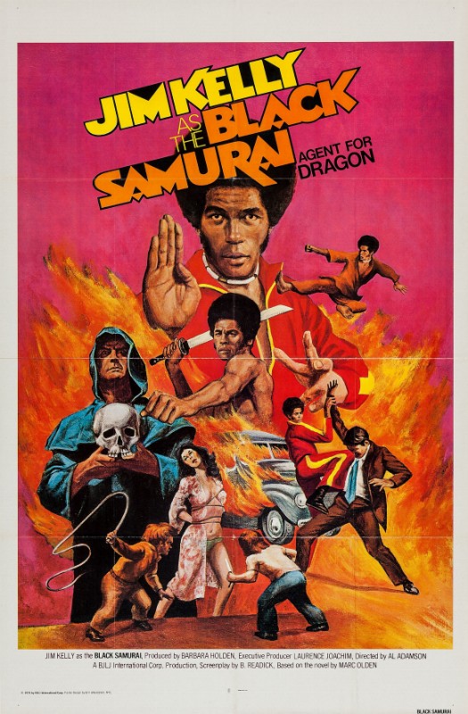 Repro 30x40cm - BLACK SAMURAI - U.S.