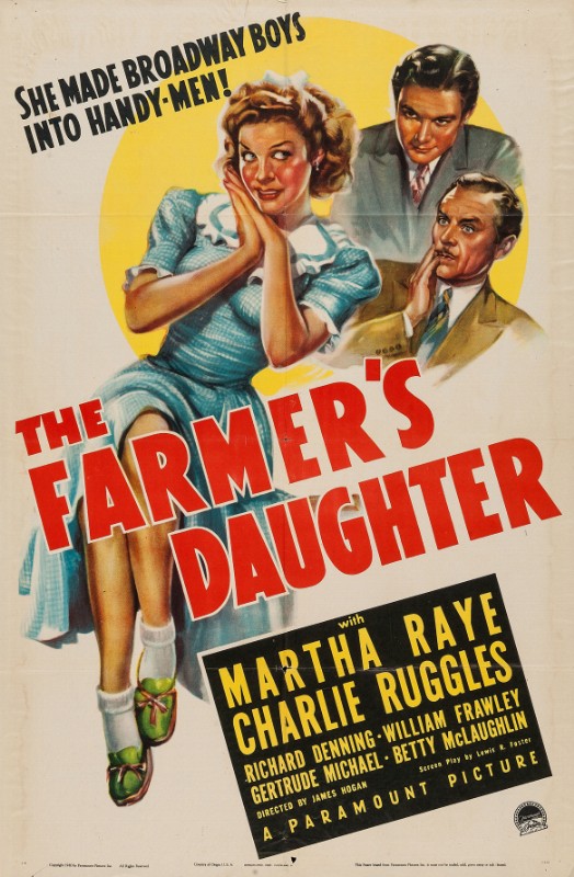 Repro 30x40cm - FARMER'S DAUGHTER (the) - U.S.