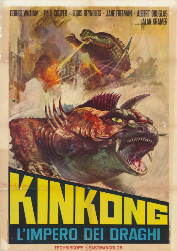 Affiche - GAMERA TAI DAIMAJU JAIGA - 100x140cm