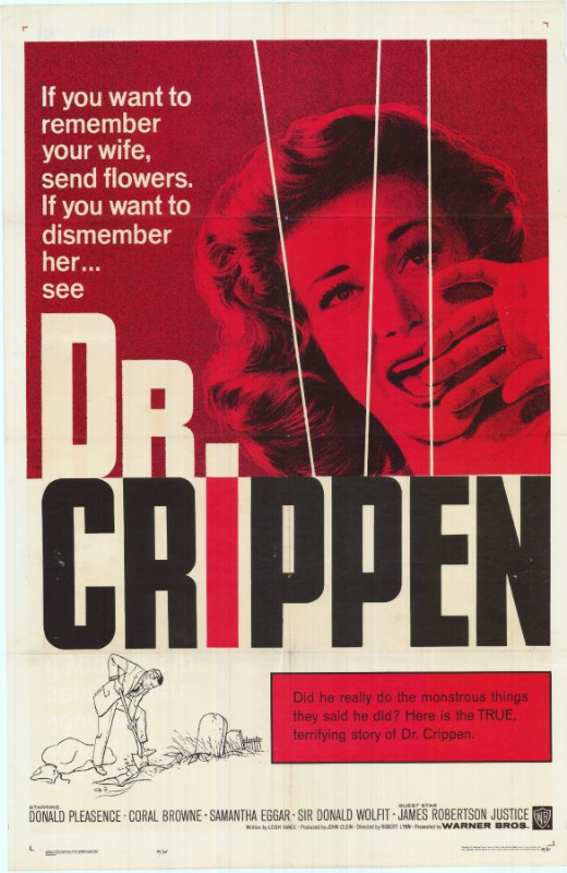 Repro 30x40cm - DR. CRIPPEN - U.S.