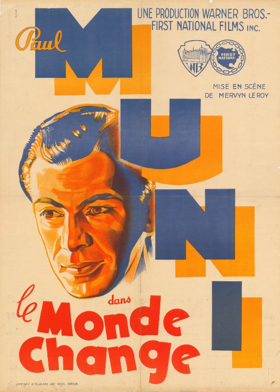 Repro 30x40cm - MONDE CHANGE (le) - Française