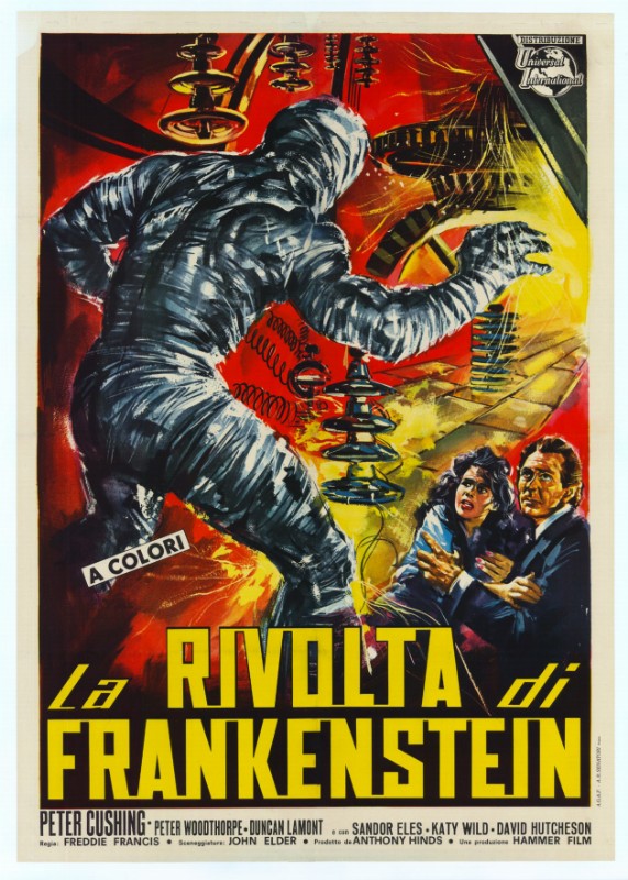 Repro 30x40cm - EMPREINTE DE FRANKENSTEIN (l') - Italienne
