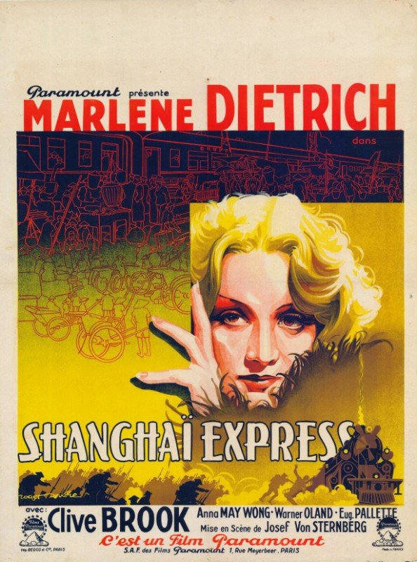 Repro 30x40cm - SHANGAI EXPRESS - Française