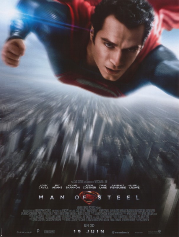Affiche - MAN OF STEEL - 40x55cm B