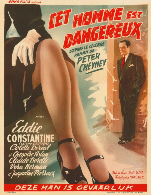 Repro 30x40cm - CET HOMME EST DANGEREUX - Belge