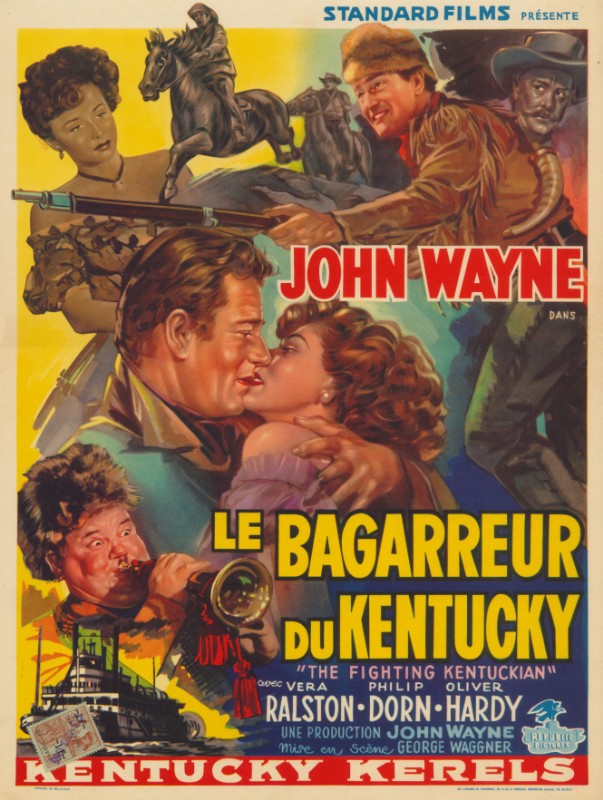 Repro 30x40cm - BAGARREUR DU KENTUCKY (le) - Belge