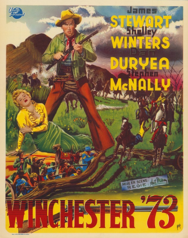 Repro 30x40cm - WINCHESTER 73 - Belge