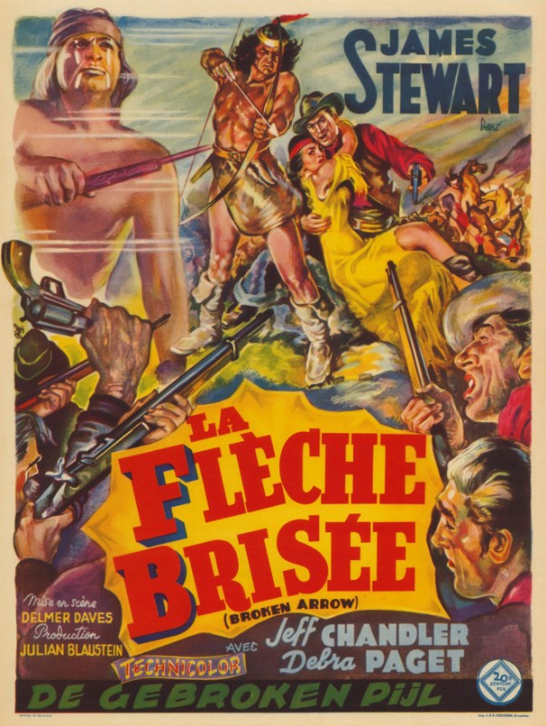 Repro 30x40cm - FLECHE BRISEE (la) - Belge