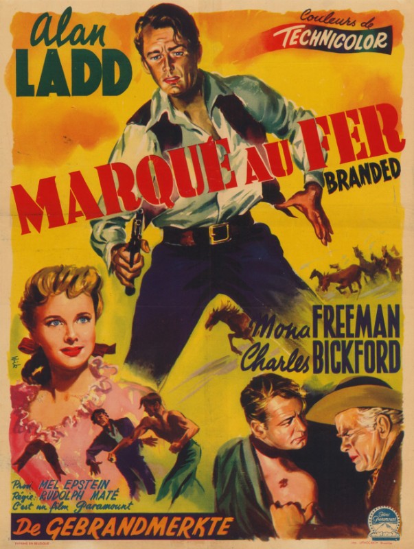 Repro 30x40cm - MARQUE AU FER - Belge