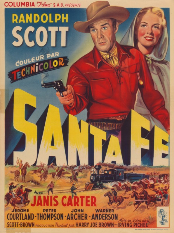 Repro 30x40cm - BAGARRE DE SANTA FE (la) - Belge