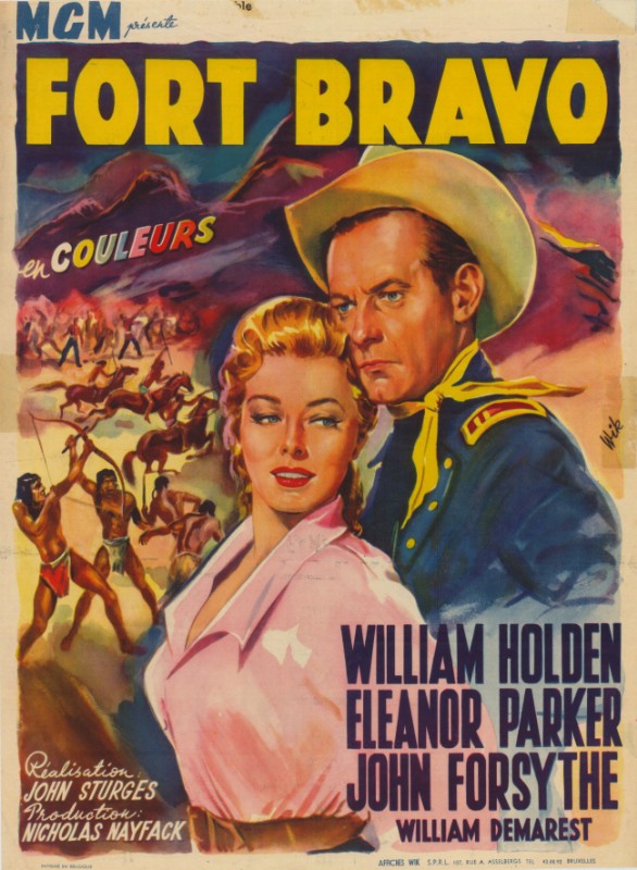 Repro 30x40cm - FORT BRAVO - Belge