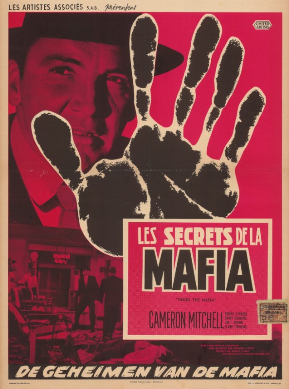 Repro 30x40cm - INSIDE THE MAFIA - Belge