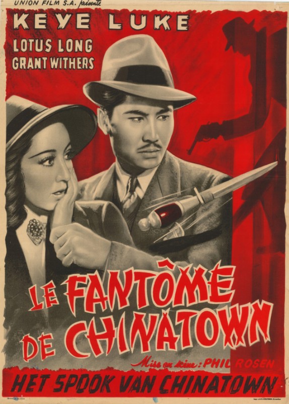 Repro 30x40cm - PHANTOM OF CHINATOWN - Belge