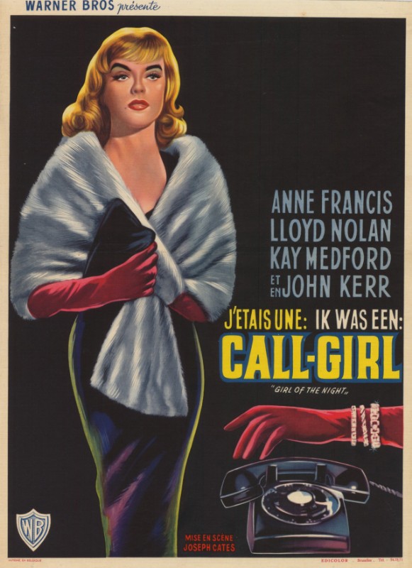 Repro 30x40cm - GIRL OF THE NIGHT - Belge