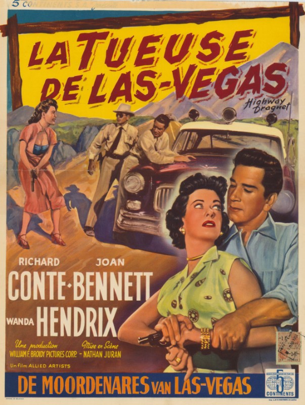Repro 30x40cm - HIGHWAY DRAGNET - Belge