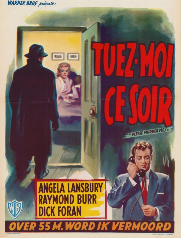Repro 30x40cm - PLEASE MURDER ME - Belge