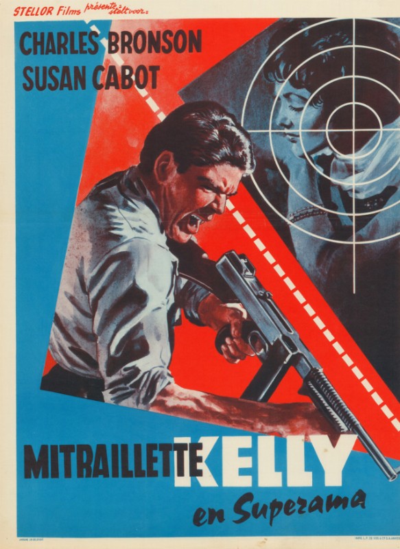 Repro 30x40cm - MITRAILLETTE KELLY - Belge