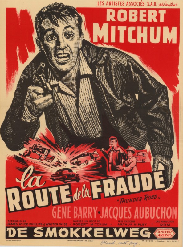 Repro 30x40cm - THUNDER ROAD - Belge