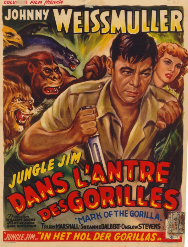 Repro 30x40cm - ANTRE DES GORILLES (l') - Belge