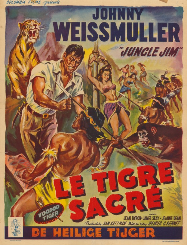 Repro 30x40cm - VOODOO TIGER - Belge