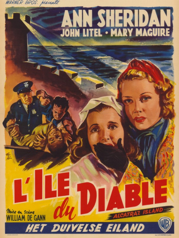 Affiche - ALCATRAZ ISLAND - 36x56cm