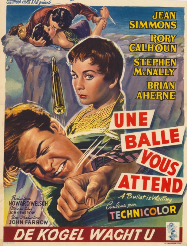 Repro 30x40cm - UNE BALLE VOUS ATTEND - Belge