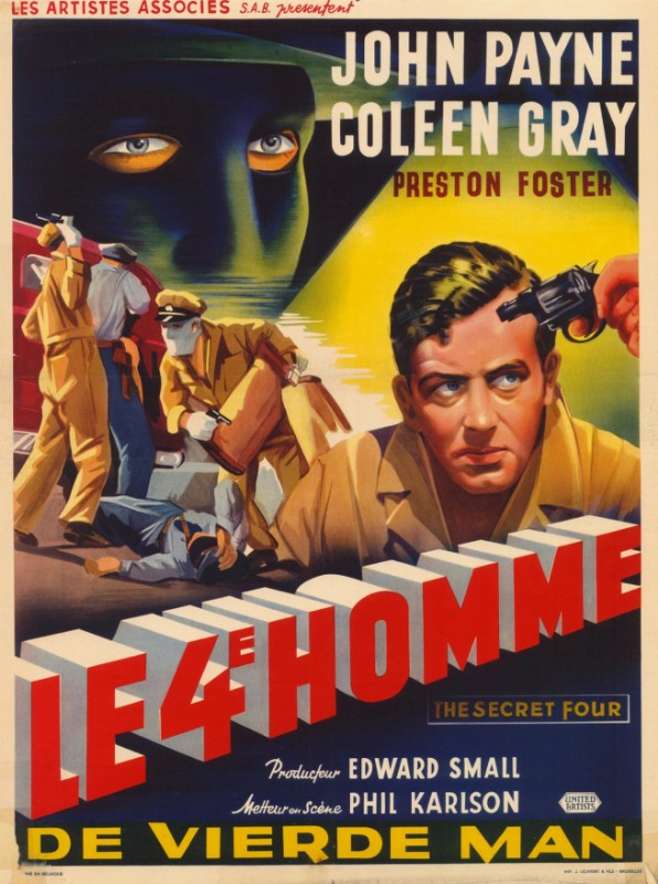 Repro 30x40cm - QUATRIEME HOMME (le) - Belge