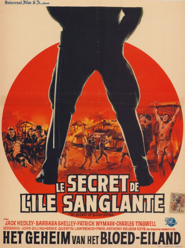 Repro 30x40cm - SECRET DE L'ILE SANGLANTE (le) - Belge
