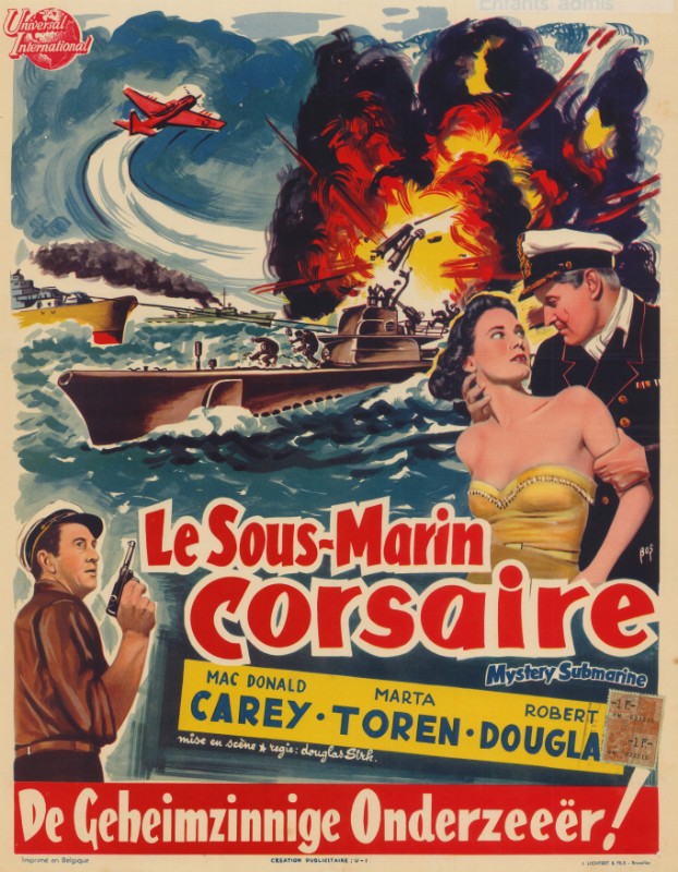 Repro 30x40cm - SOUS-MARIN MYSTERIEUX (le) - Belge