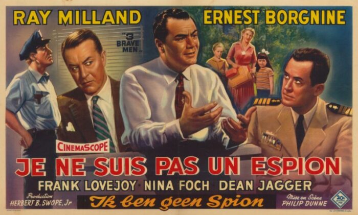 Repro 30x40cm - THREE BRAVE MEN - Belge