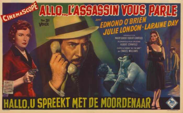 Repro 30x40cm - ALLO, L'ASSASSIN VOUS PARLE - Belge
