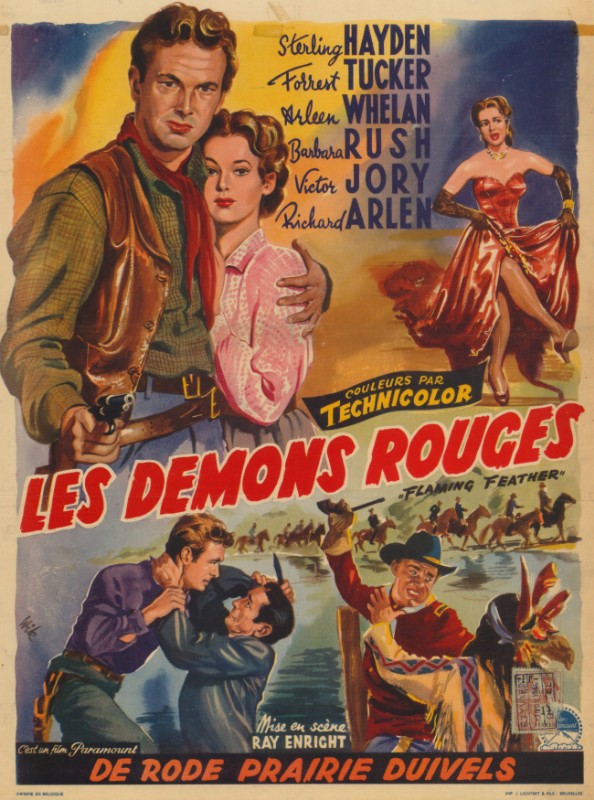 Repro 30x40cm - FLECHES BRULEES (les) - Belge