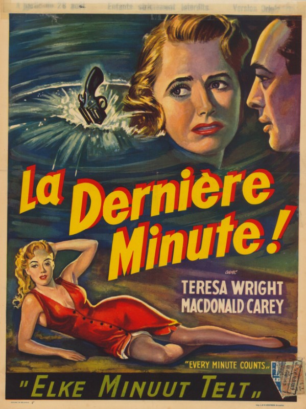 Repro 30x40cm - CHAQUE MINUTE COMPTE - Belge