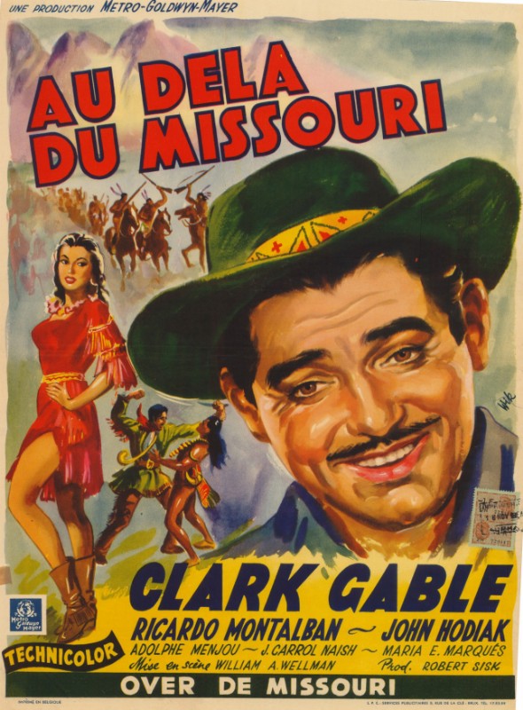 Affiche - AU DELA DU MISSOURI - 36x56cm