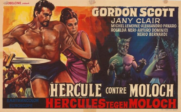 Repro 30x40cm - HERCULE CONTRE MOLOCH - Belge