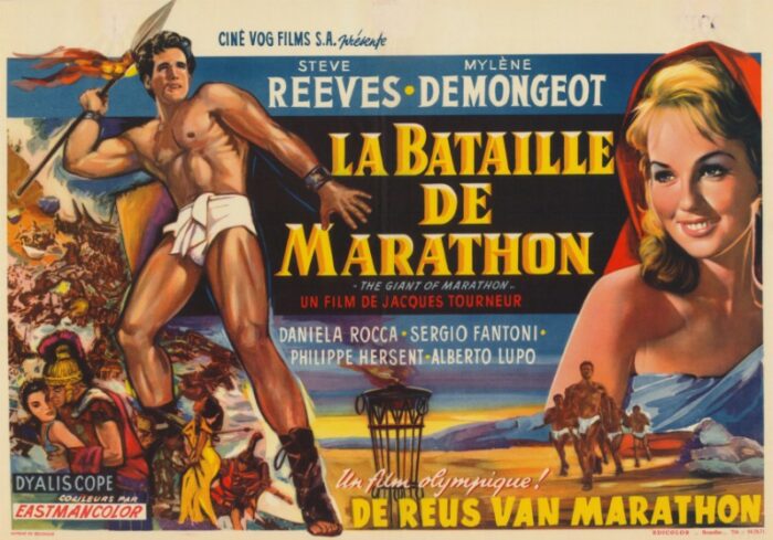 Repro 30x40cm - BATAILLE DE MARATHON (la) - Belge