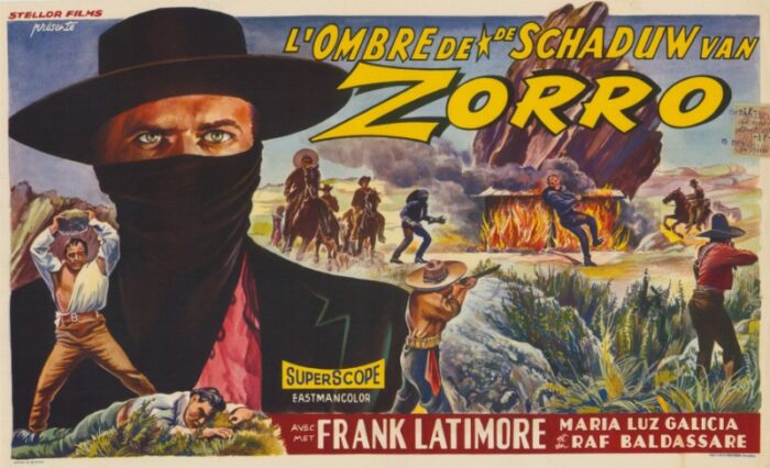 Repro 30x40cm - OMBRE DE ZORRO (l') - Belge